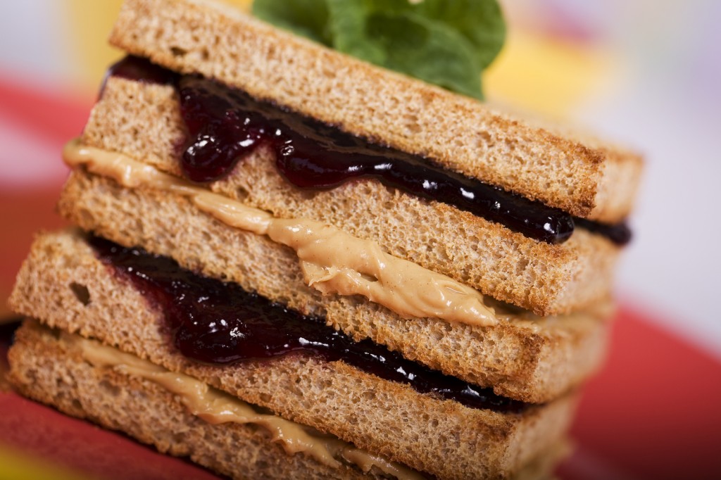 The Toasted Triple Decker Peanut Butter, Jelly and Fruitloop Sandwich ...